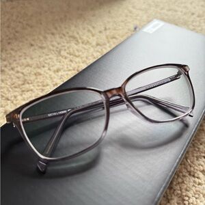 BCBGMAXAZRIA Agatha Eyeglasses Grey Tortoise Fade 53□15 140 Made In Italy